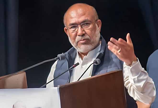 Manipur CM Biren Singh launches electric mobility policy