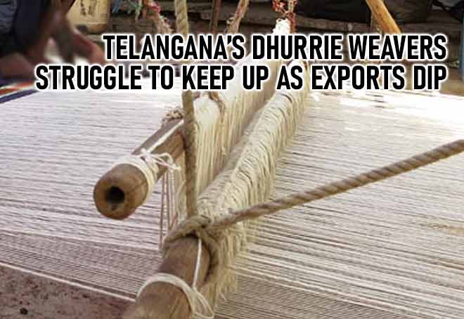 Telangana’s Dhurrie Weavers Struggle To Keep Up As Exports Dip