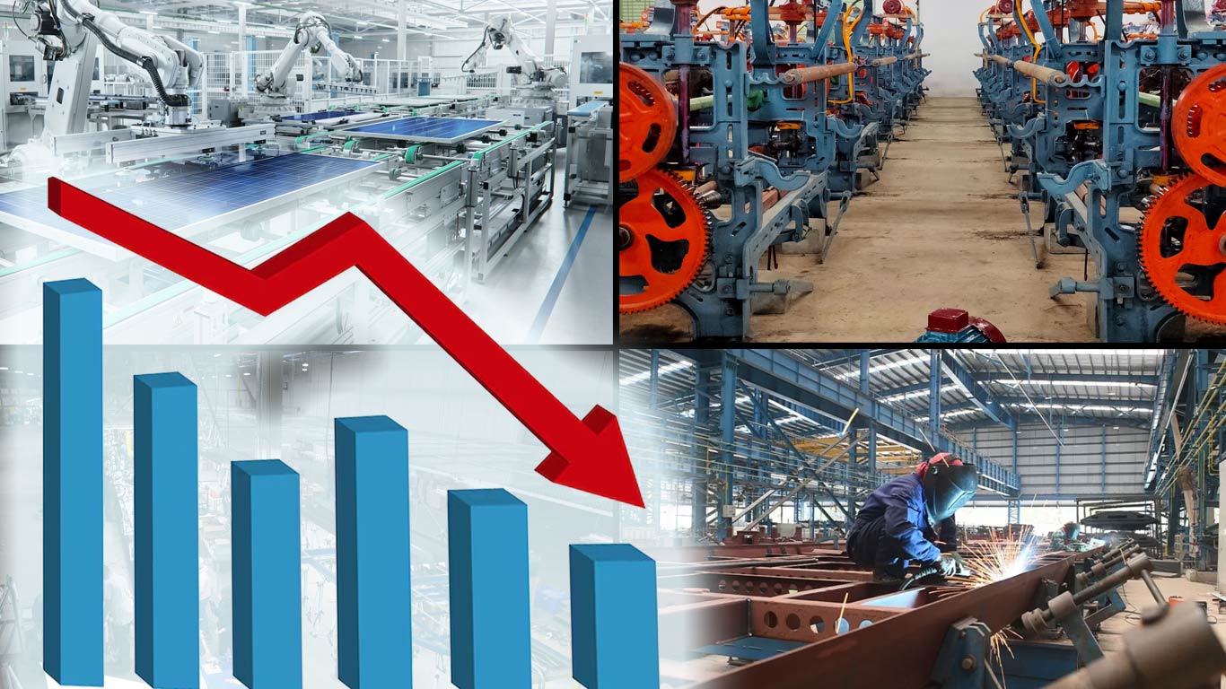 Industrial Production Comes Down To Five Month Low At 4.2% In June