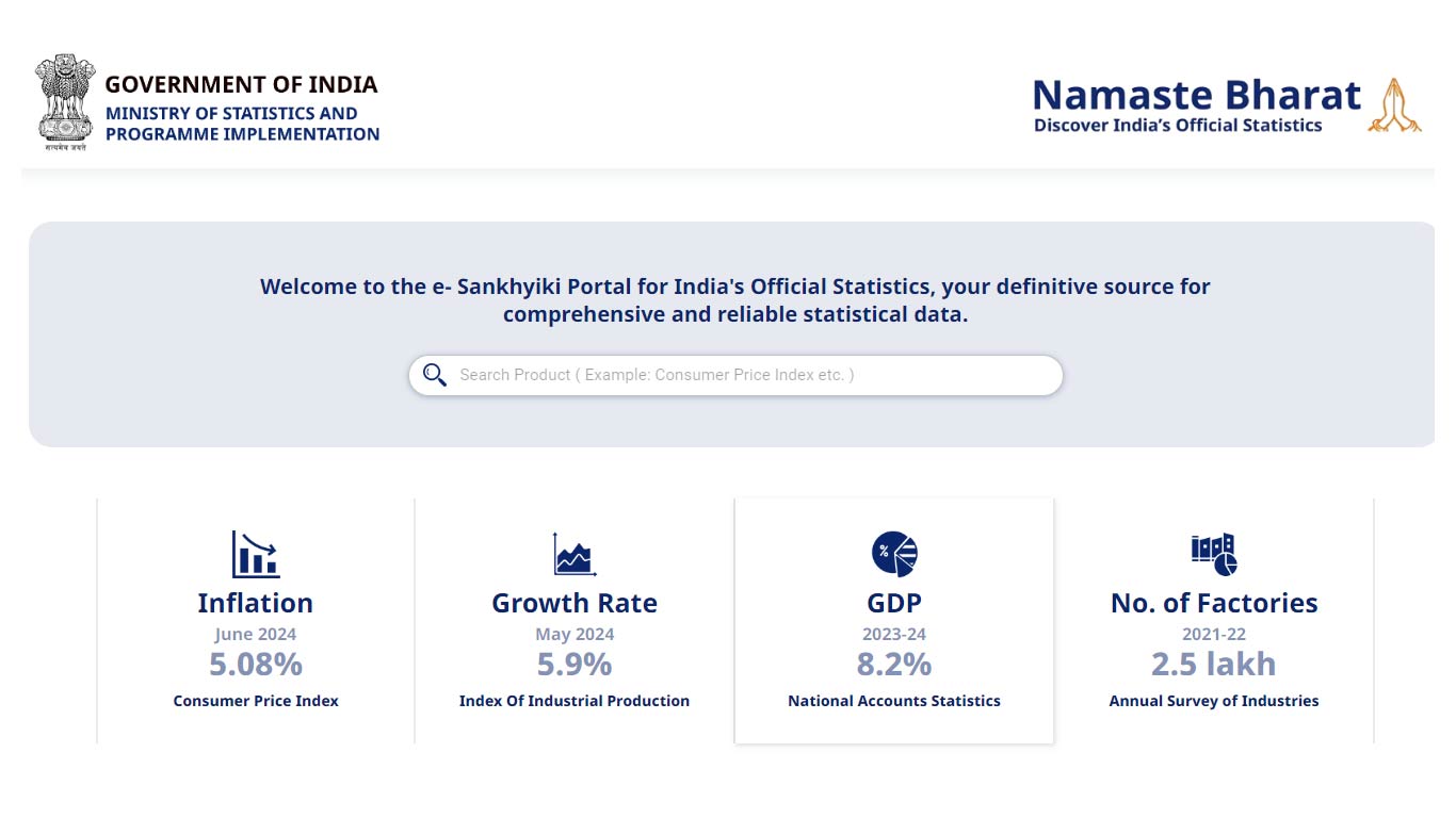 Ministry of Statistics Launches e-Sankhyiki Portal for Enhanced Data Transparency and Digital Governance