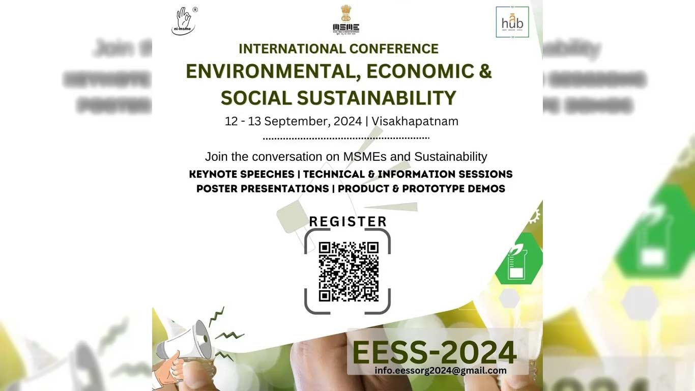 NI-MSME And Andhra University To Host International Conference On Sustainability