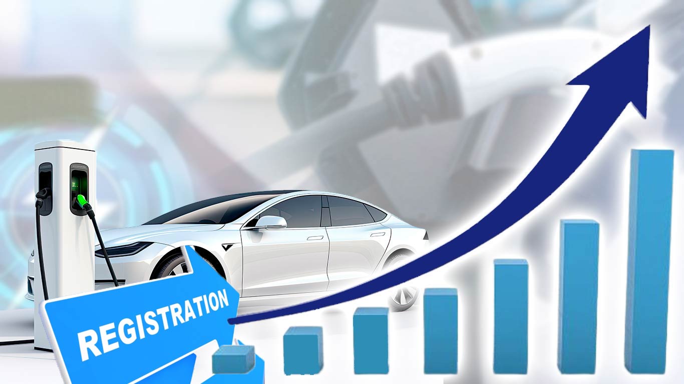 Electric Vehicle Registrations Surge 42% In Fiscal Year 2024