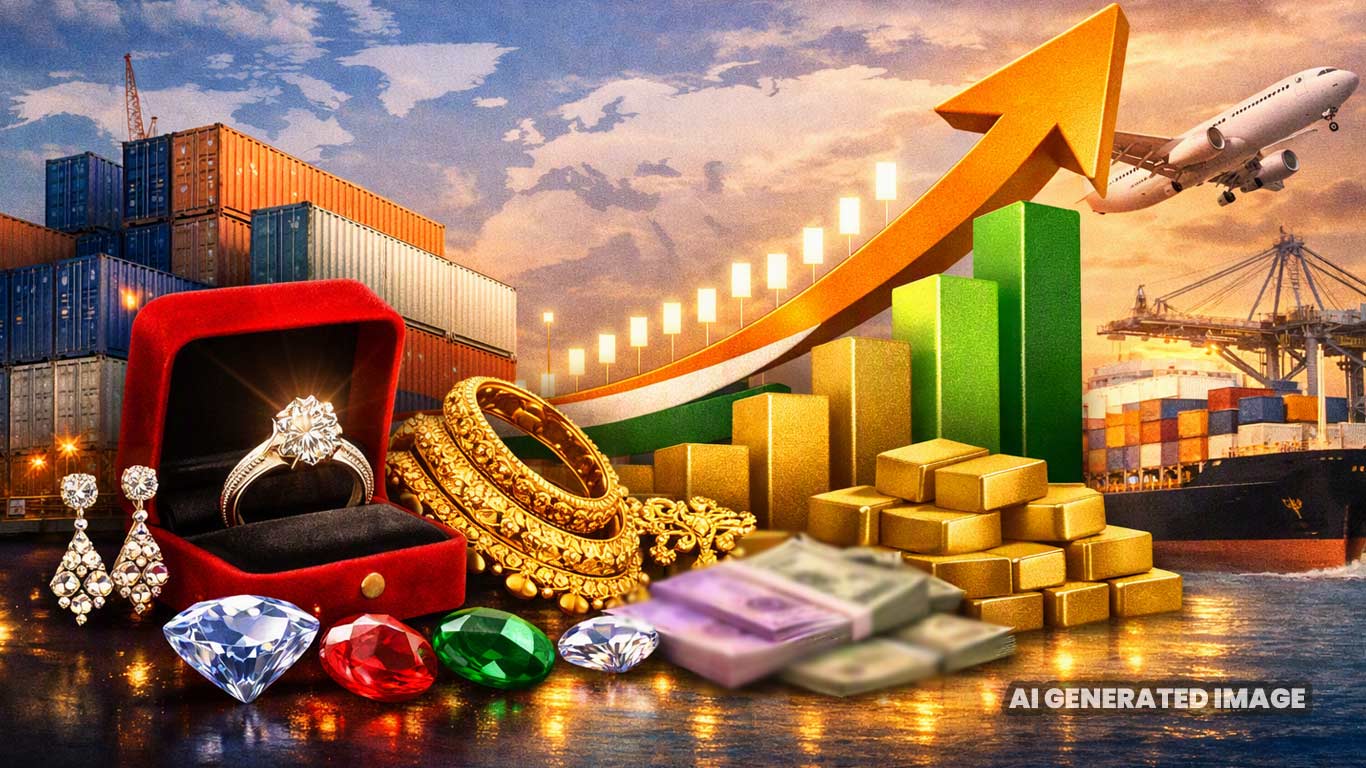 India’s Gems, Jewellery Exports Jump 26.5% To…