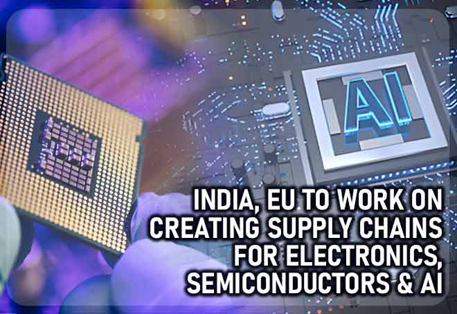 India, EU to work on creating supply chains for electronics, semiconductors & AI: Minister Rajeev Chandrasekhar