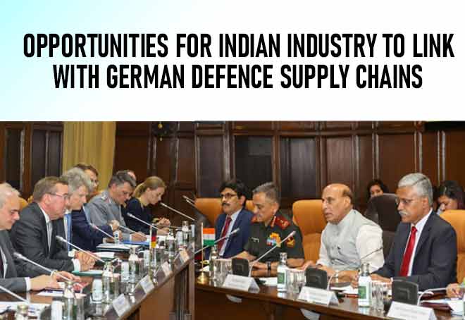 Opportunities for Indian industry to link with German Defence supply chains