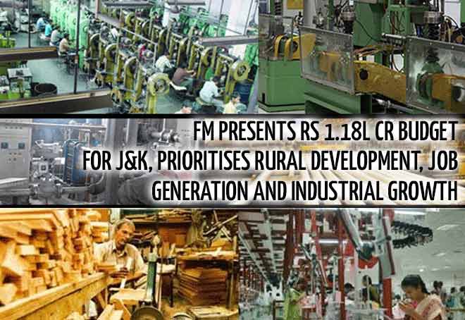 FM presents Rs 1.18L cr budget for J&K, prioritises rural development, job generation and Industrial growth