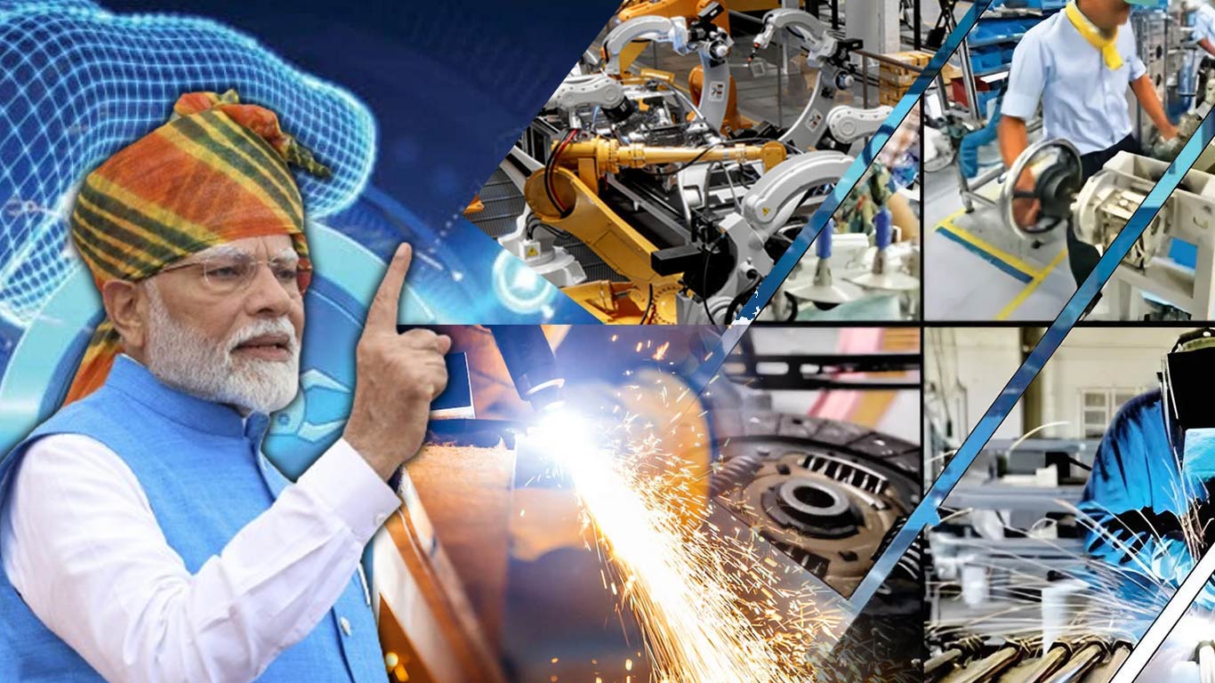 India Poised to Become Global Manufacturing Hub, Says PM Modi