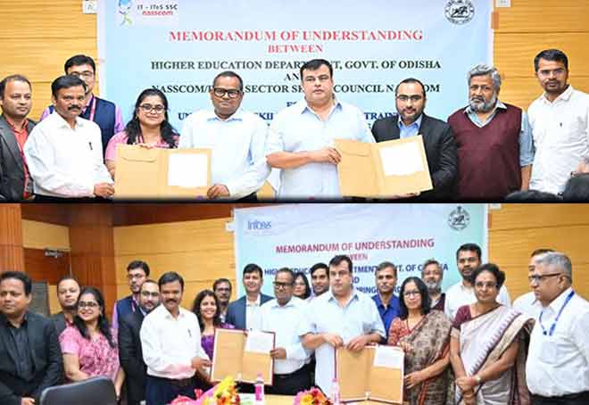 Odisha govt inks MoU with Infosys, Nasscom to impart technical skills to students