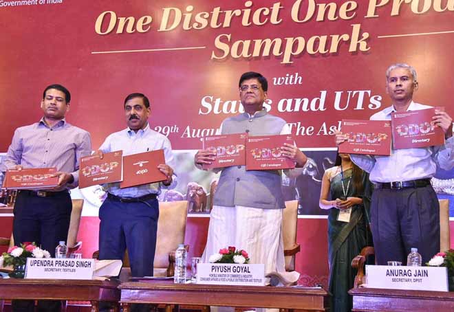 Union Minister Piyush Goyal launches ODOP gift catalogue on GeM portal