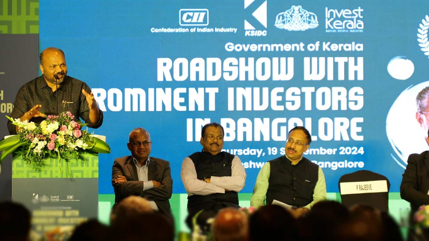 P. Rajeeve Highlights Kerala’s Industrial Growth And Ease Of Doing Business At Bengaluru Roadshow