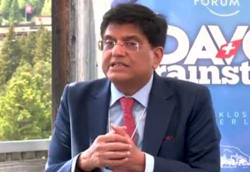 From Davos Union Minister Piyush Goyal asks Indian industry to procure locally to boost domestic supply chains