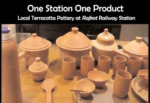 One Station One Product: Local terracotta pottery to be available at Rajkot station