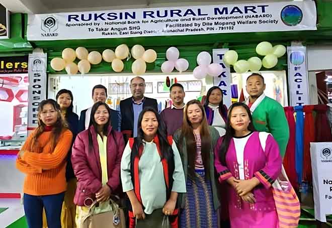 Rural mart for SHGs opens in Ruksin, Arunachal Pradesh