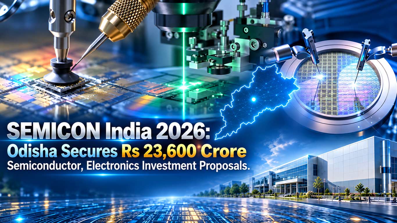SEMICON India 2026: Odisha Secures Rs 23,600…