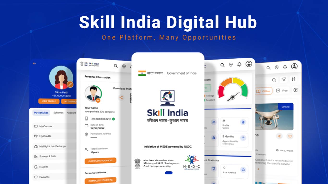 Skill India Digital Hub Records 88 Lakh Registrations by June 2024