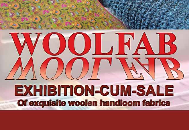 Wool Fab exhibition at Handloom Haat in New Delhi from 1 to 14 Feb
