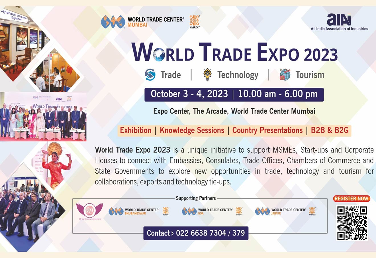 World Trade Expo To Be Held In Mumbai On Oct 3-4