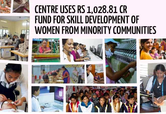 Centre uses Rs 1,028.81 cr fund for skill development of women from minority communities